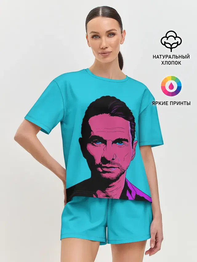 Женская пижама с шортами