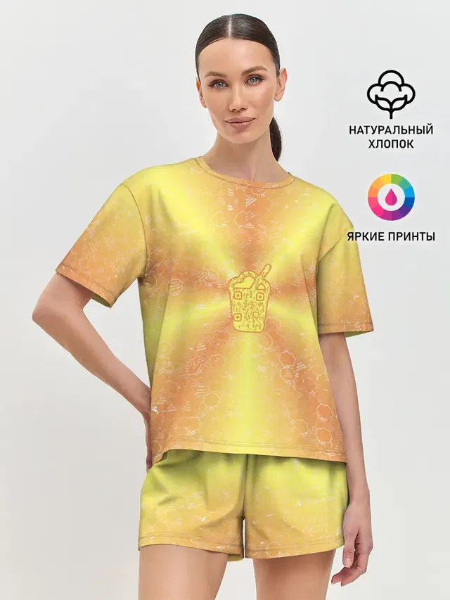 Женская пижама с шортами