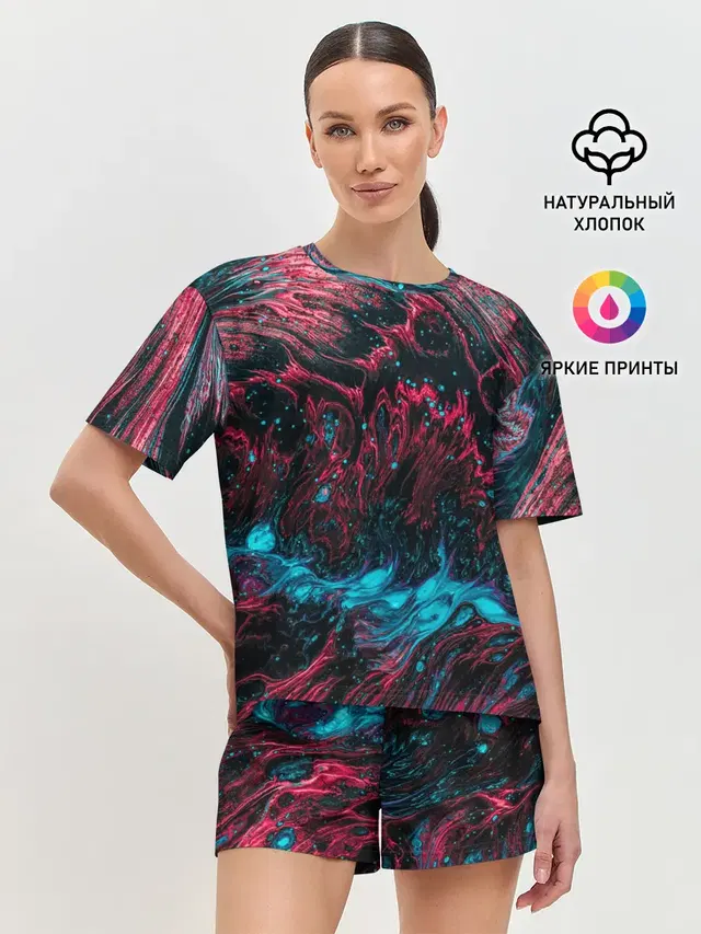 Женская пижама с шортами