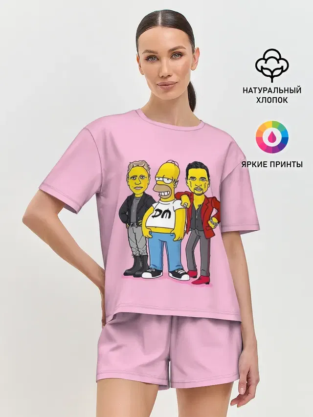 Женская пижама с шортами