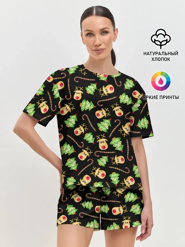 Женская пижама с шортами