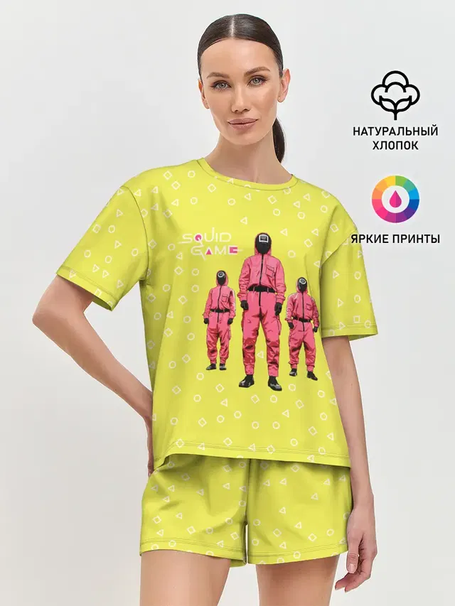 Женская пижама с шортами