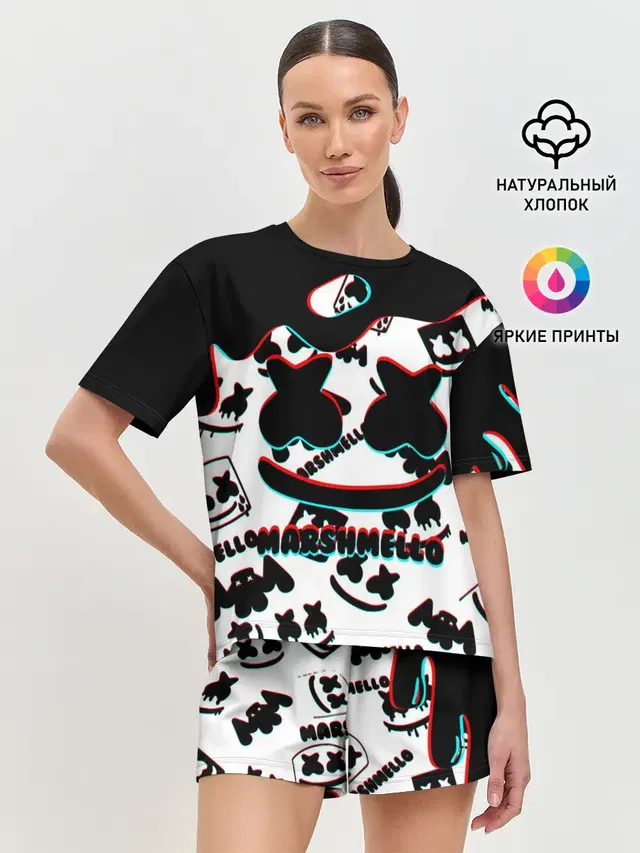 Женская пижама с шортами