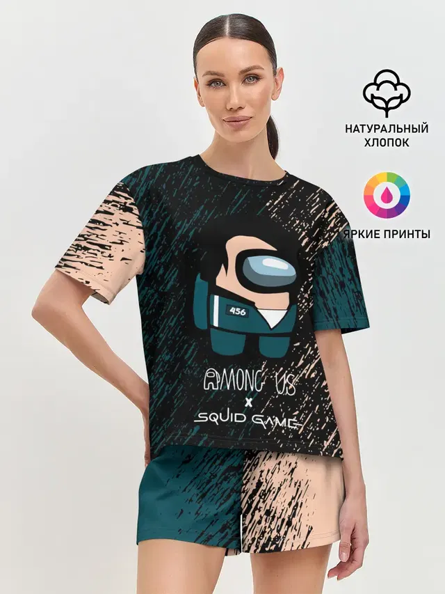Женская пижама с шортами