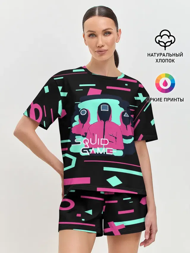 Женская пижама с шортами