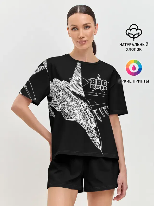 Женская пижама с шортами