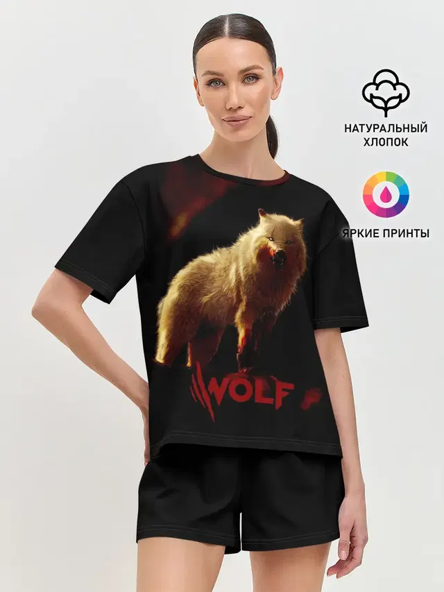 Женская пижама с шортами