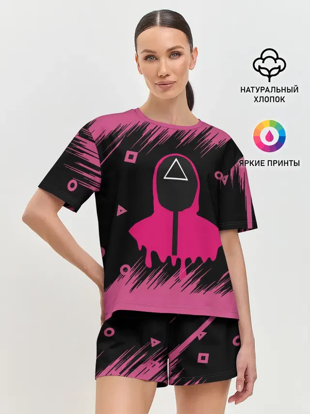Женская пижама с шортами