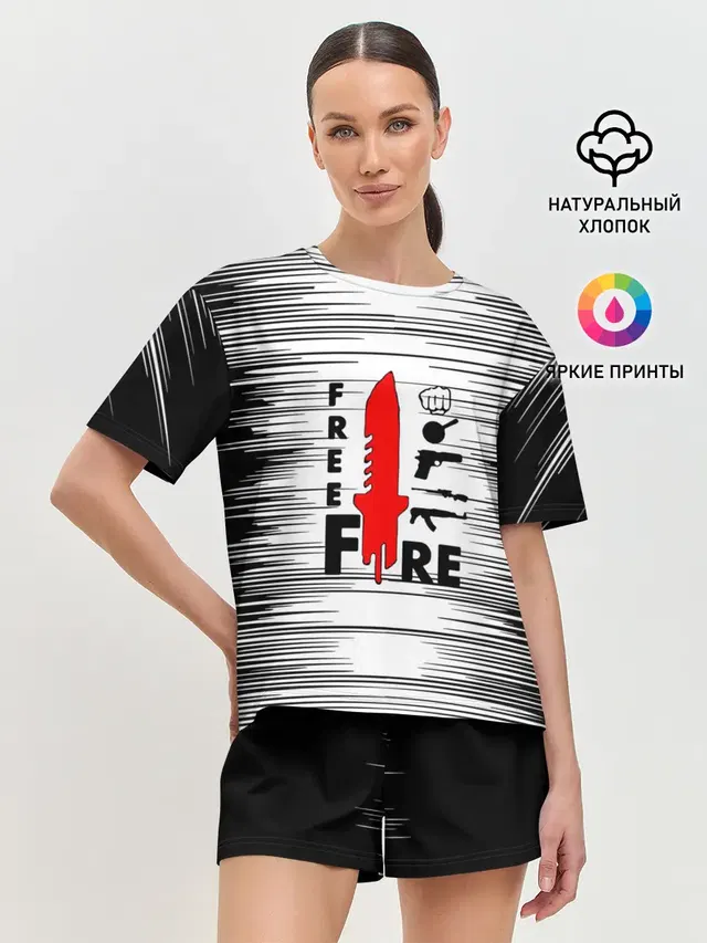 Женская пижама с шортами