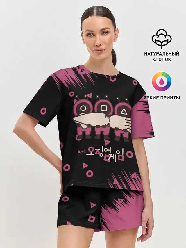 Женская пижама с шортами