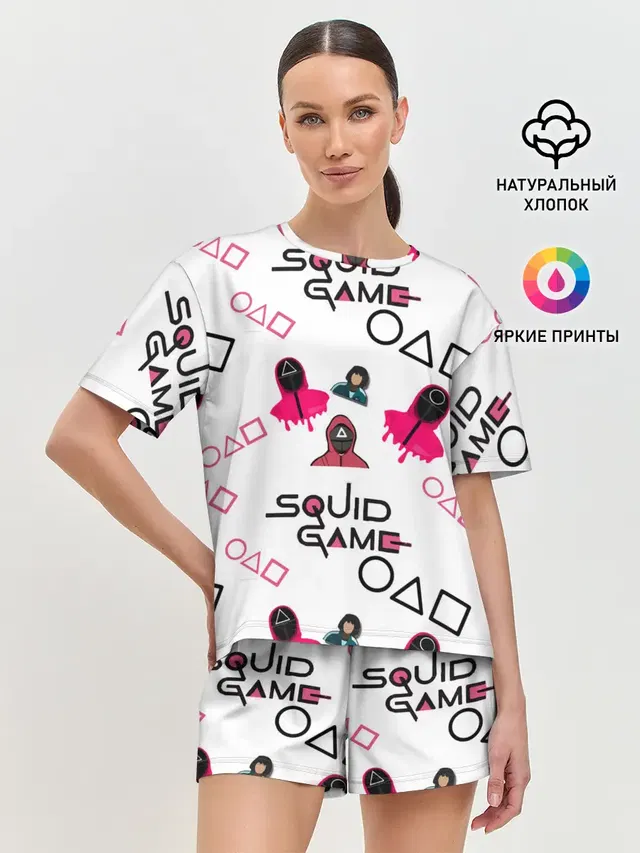 Женская пижама с шортами
