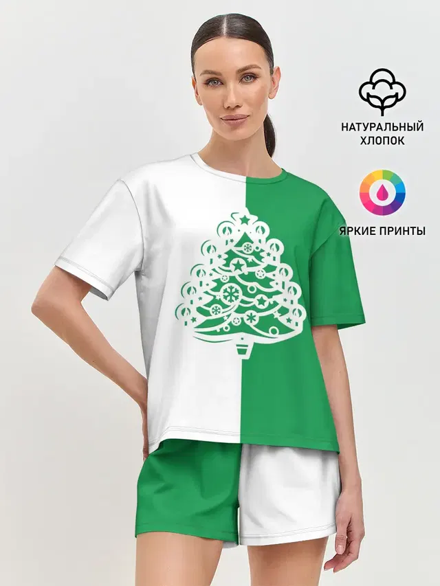 Женская пижама с шортами