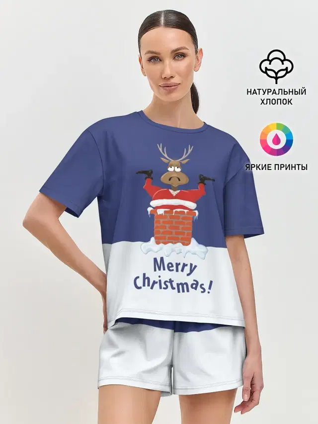 Женская пижама с шортами