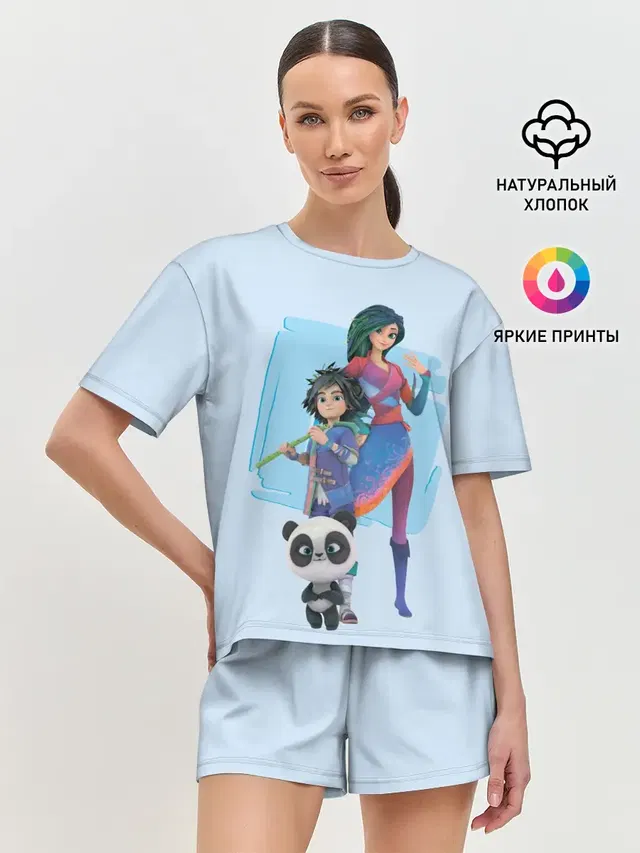 Женская пижама с шортами