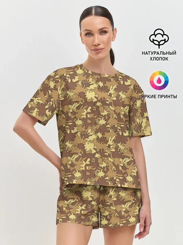 Женская пижама с шортами