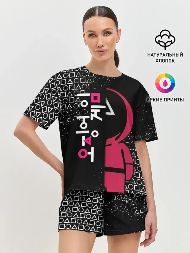 Женская пижама с шортами