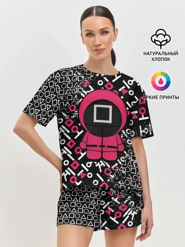 Женская пижама с шортами