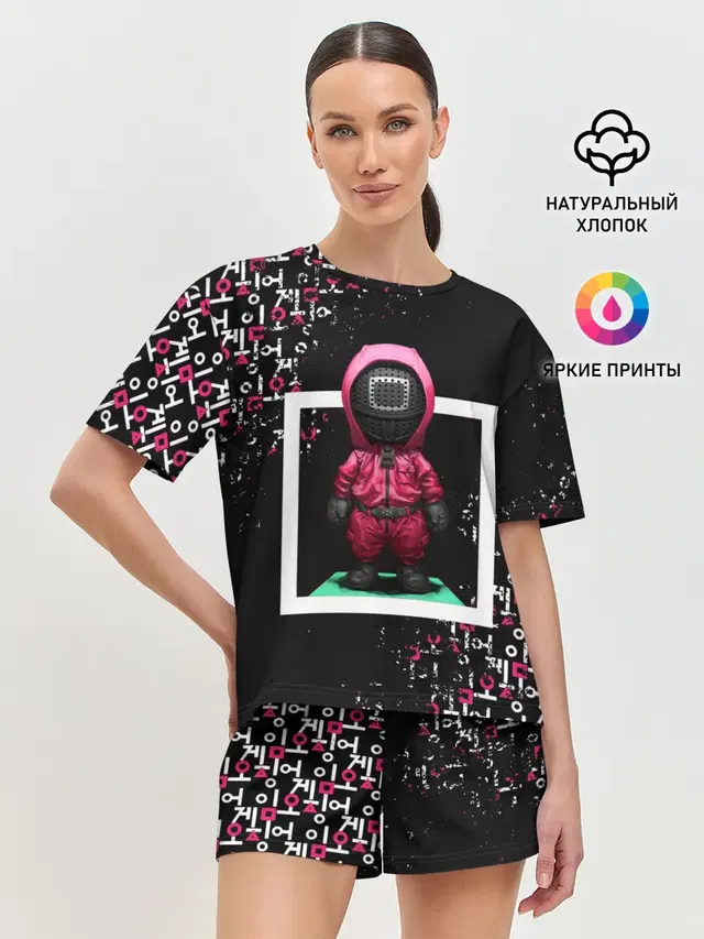 Женская пижама с шортами
