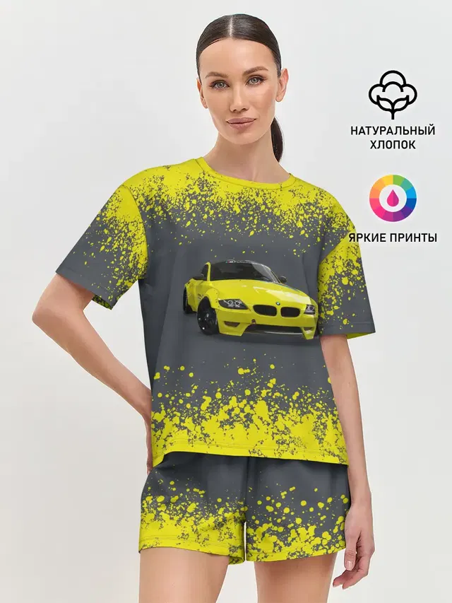 Женская пижама с шортами