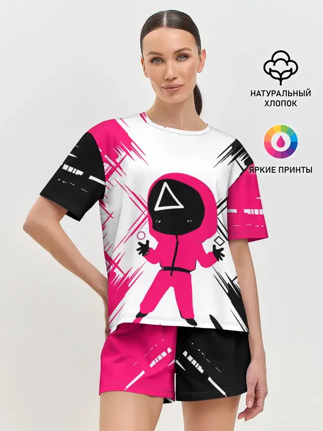 Женская пижама с шортами