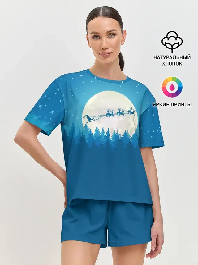 Санта с Оленями