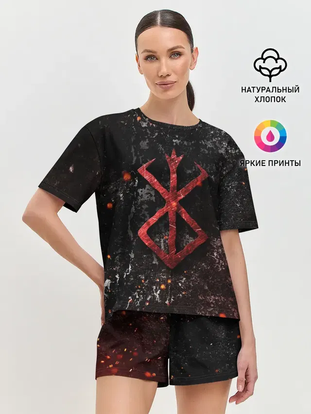 Женская пижама с шортами