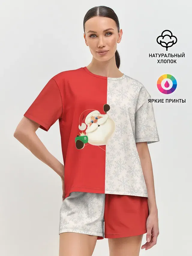 Женская пижама с шортами