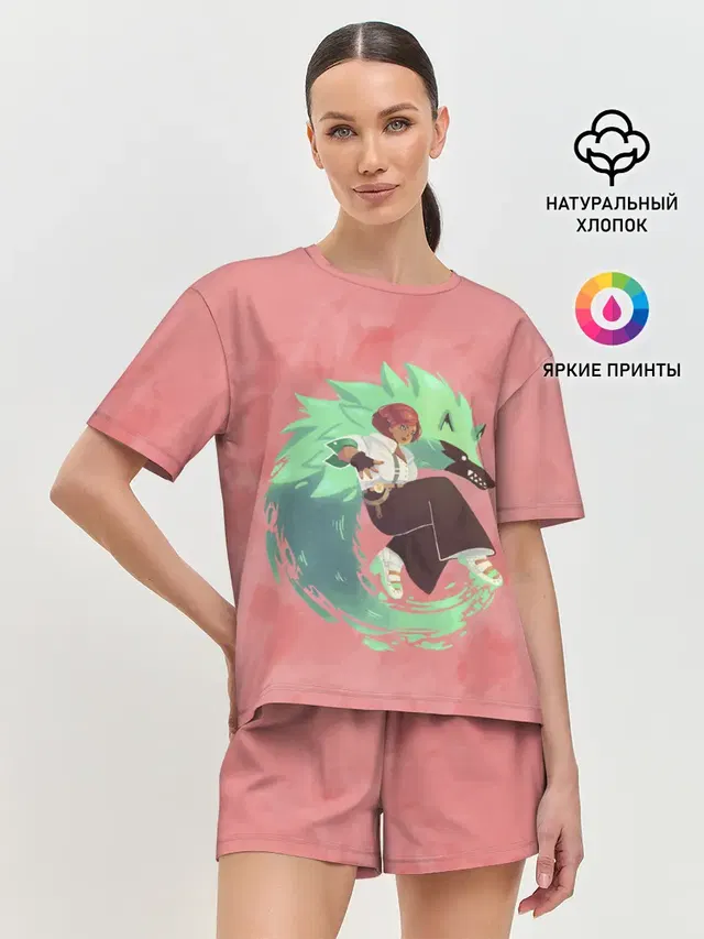 Женская пижама с шортами