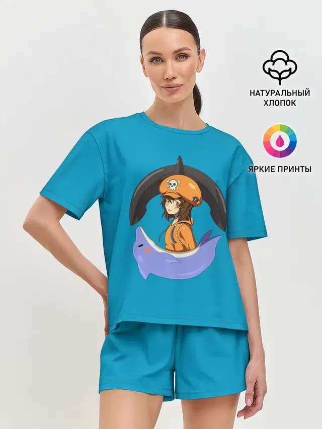 Мэй с дельфином