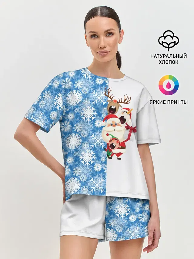 Женская пижама с шортами