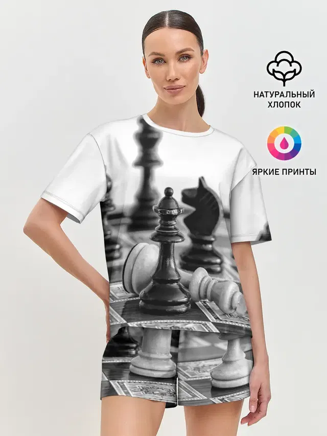 Женская пижама с шортами