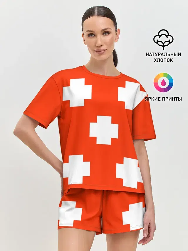 Женская пижама с шортами