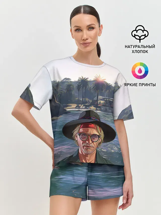 Женская пижама с шортами