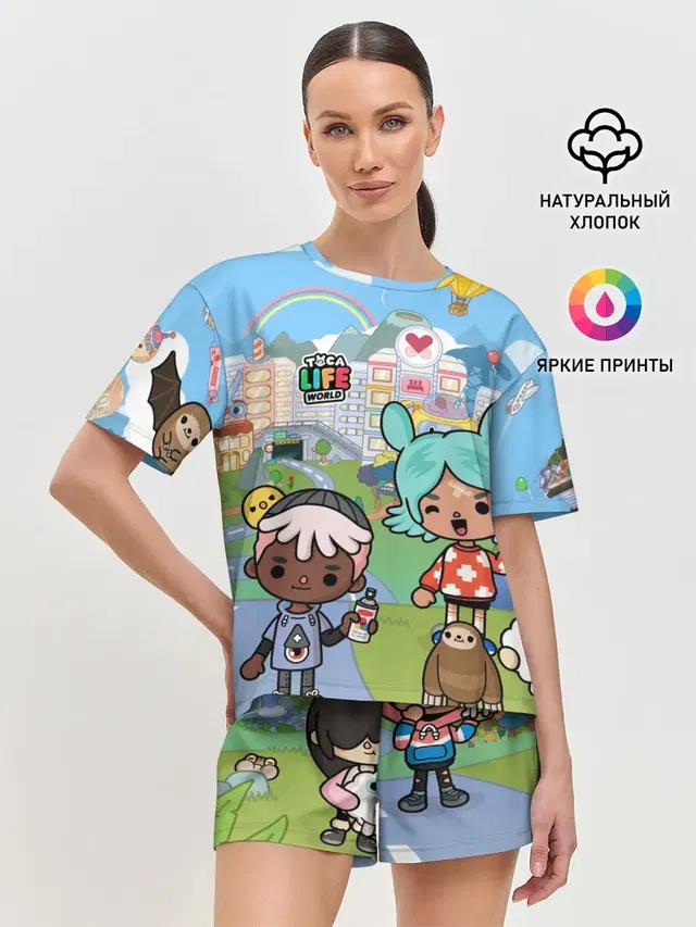 Женская пижама с шортами