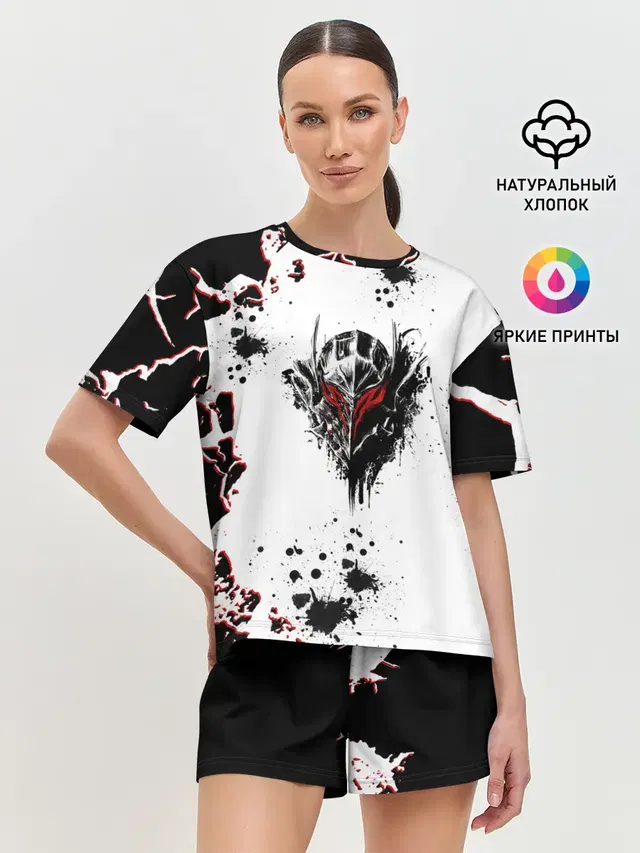 Женская пижама с шортами