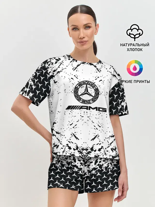Женская пижама с шортами
