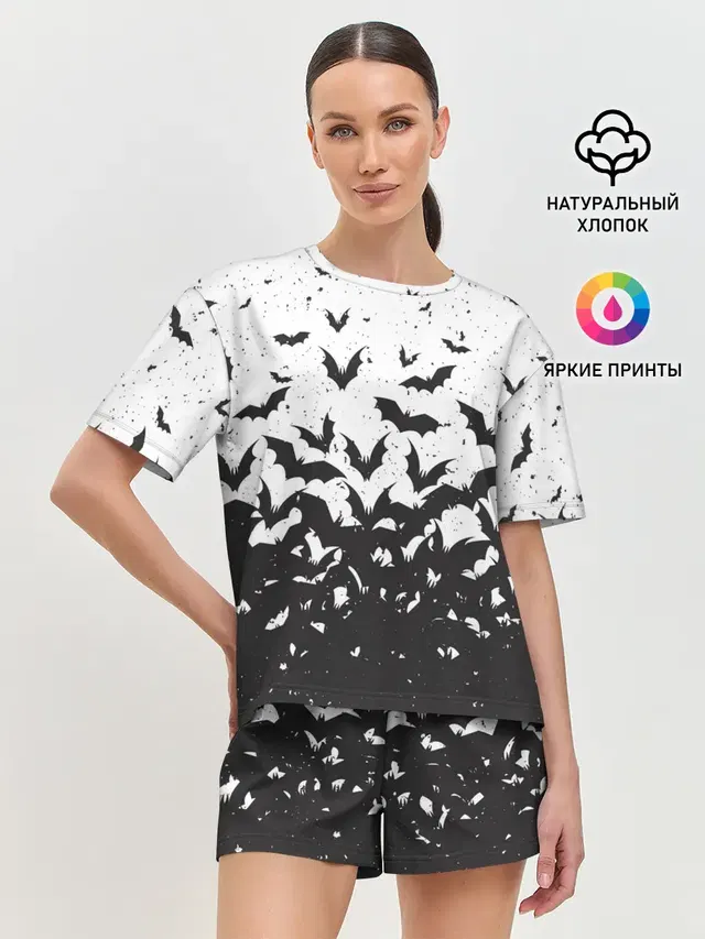 Женская пижама с шортами