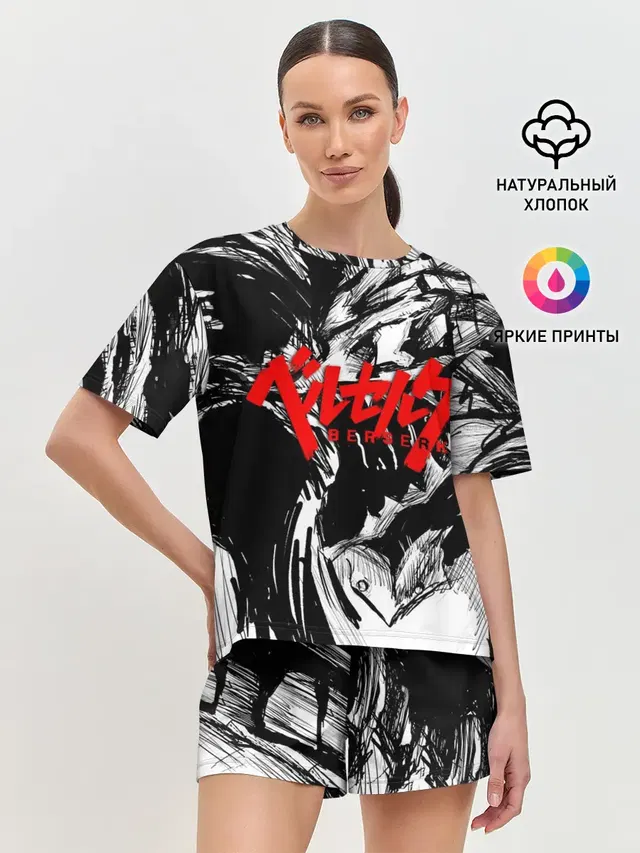 Женская пижама с шортами