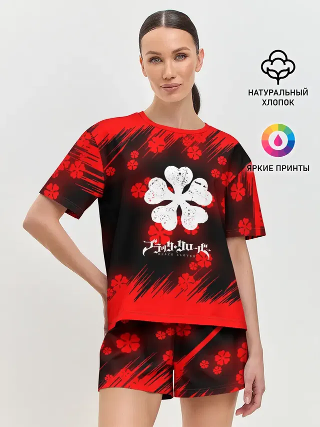 Женская пижама с шортами