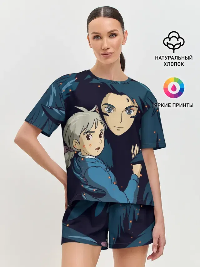 Женская пижама с шортами