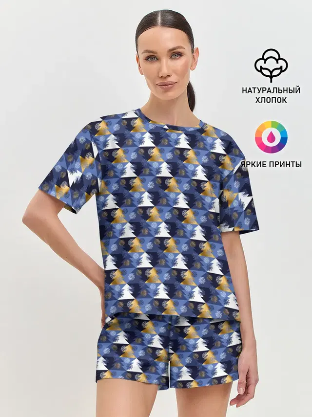 Женская пижама с шортами