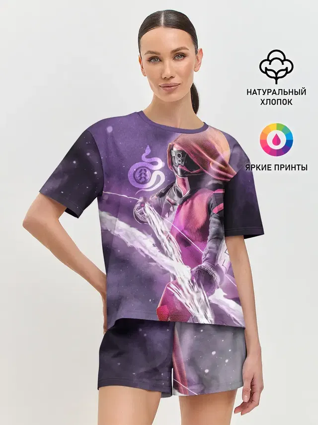 Женская пижама с шортами