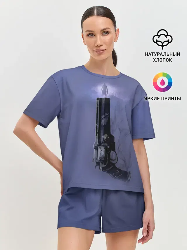 Женская пижама с шортами