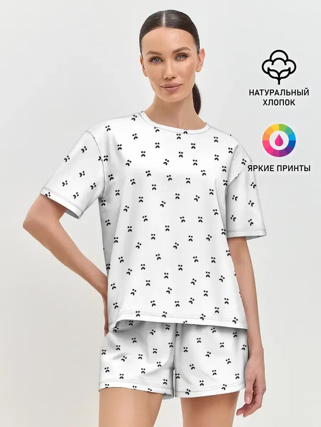 Женская пижама с шортами