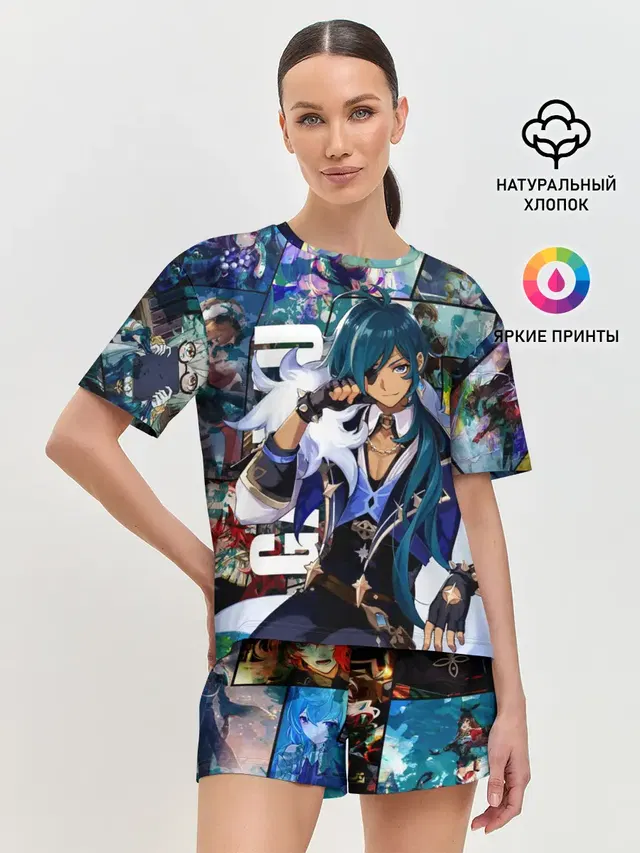Женская пижама с шортами