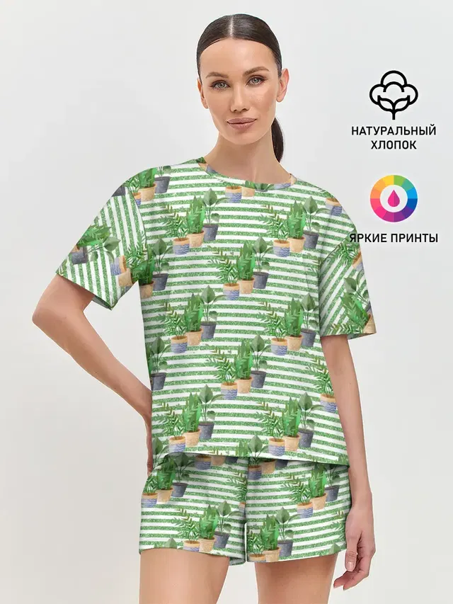 Женская пижама с шортами