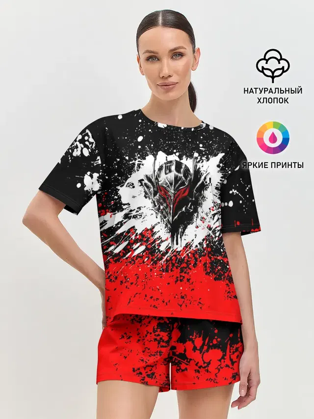 Женская пижама с шортами