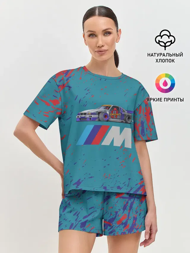Женская пижама с шортами