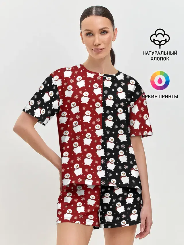 Женская пижама с шортами