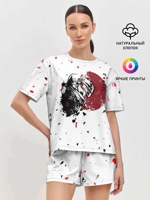 Женская пижама с шортами